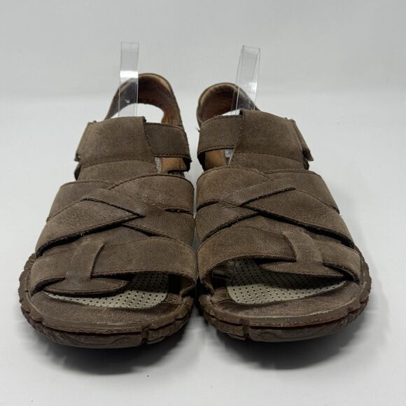 Born Fisherman Sandals Mens 11 Brown Leather Casual Comfort Shoes Handcrafted main image 15